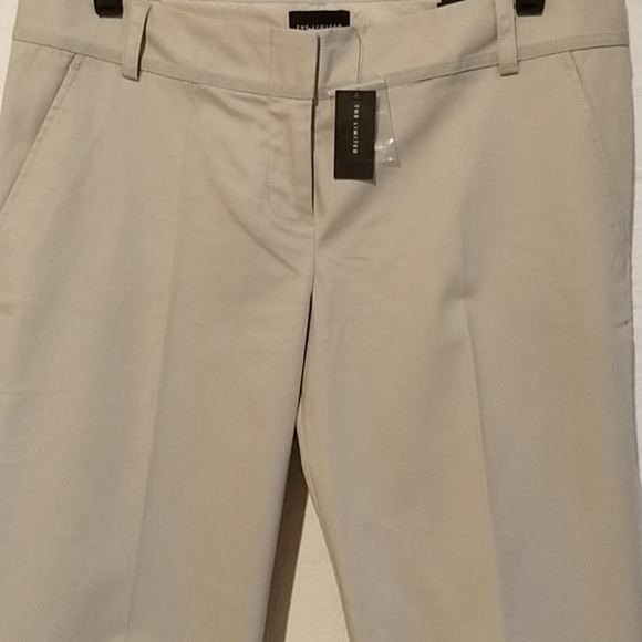 💥5 for$20 NWT The Limited tan cuffed capri pants - Picture 1 of 4
